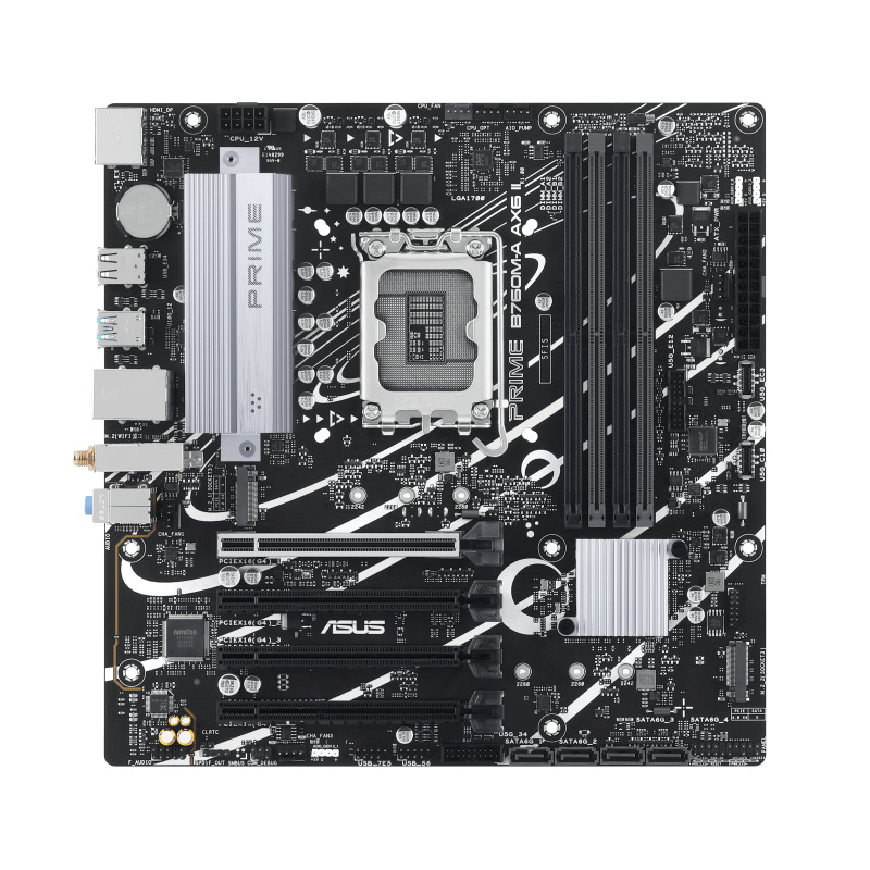 MB ASUS B760 INTEL S-1700 14A GEN /4X DDR5 5600 /HDMI /DP /3X M.2 /2X USB 3.2 /WIFI 6/BLUETOOTH /MICRO ATX /GAMA MEDIA image 2